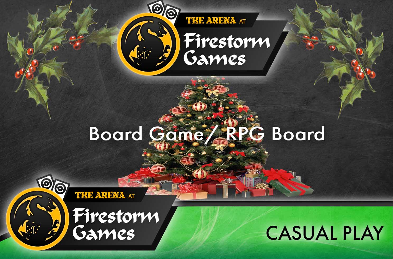 The Arena Christmas Thursday Board Game/RPG Ticket